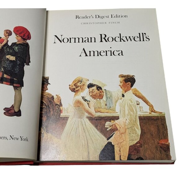 Readers Digest Norman Rockwells America Hardcover Book 1976 Christopher Finch Ed - Picture 4 of 9